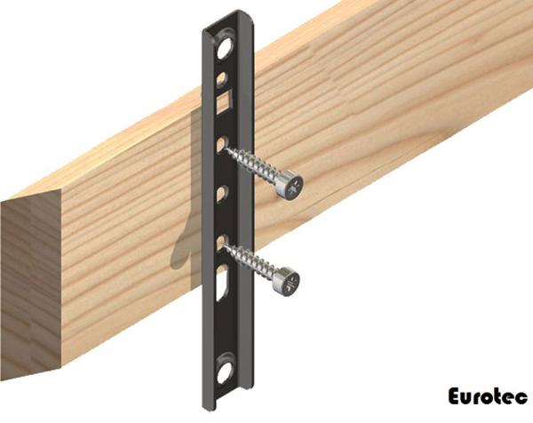EUROTEC FassadenClip F115 (300 pcs.) - invisible fixings for cladding