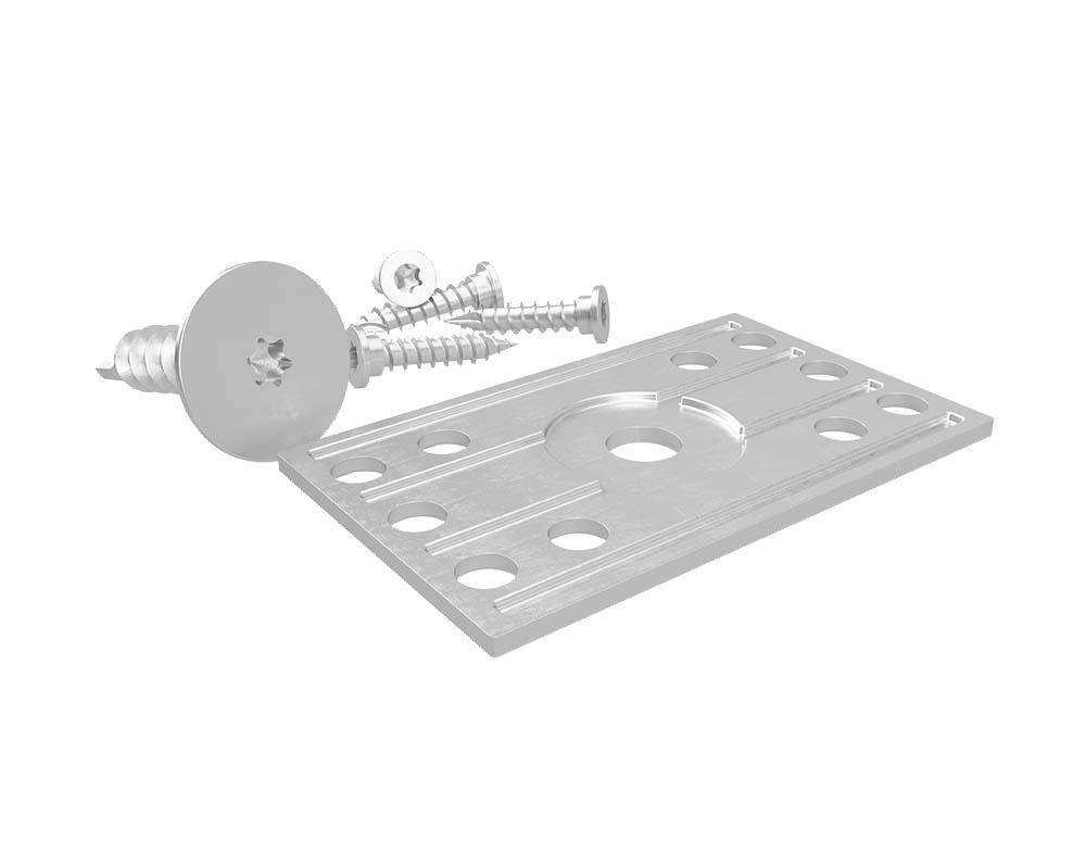 EUROTEC  - stainless steel wattle fence fitting set