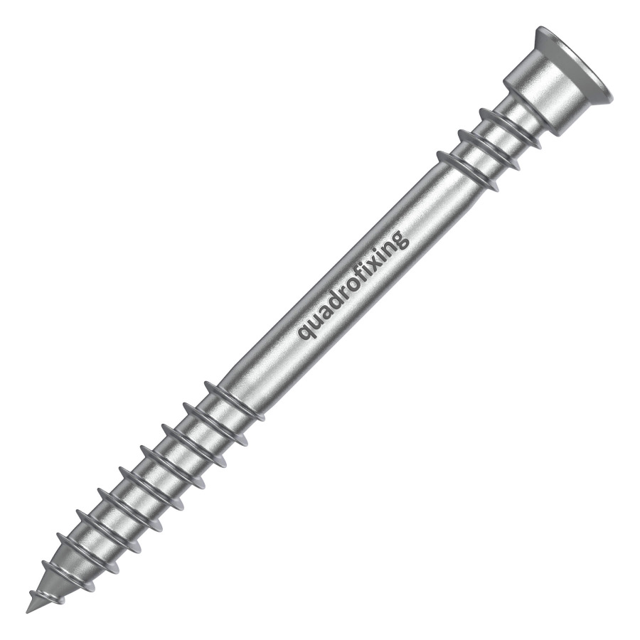 Decking screws 5,5 mm, stainless steel A4, cylindrical head, waxed (100 pcs)