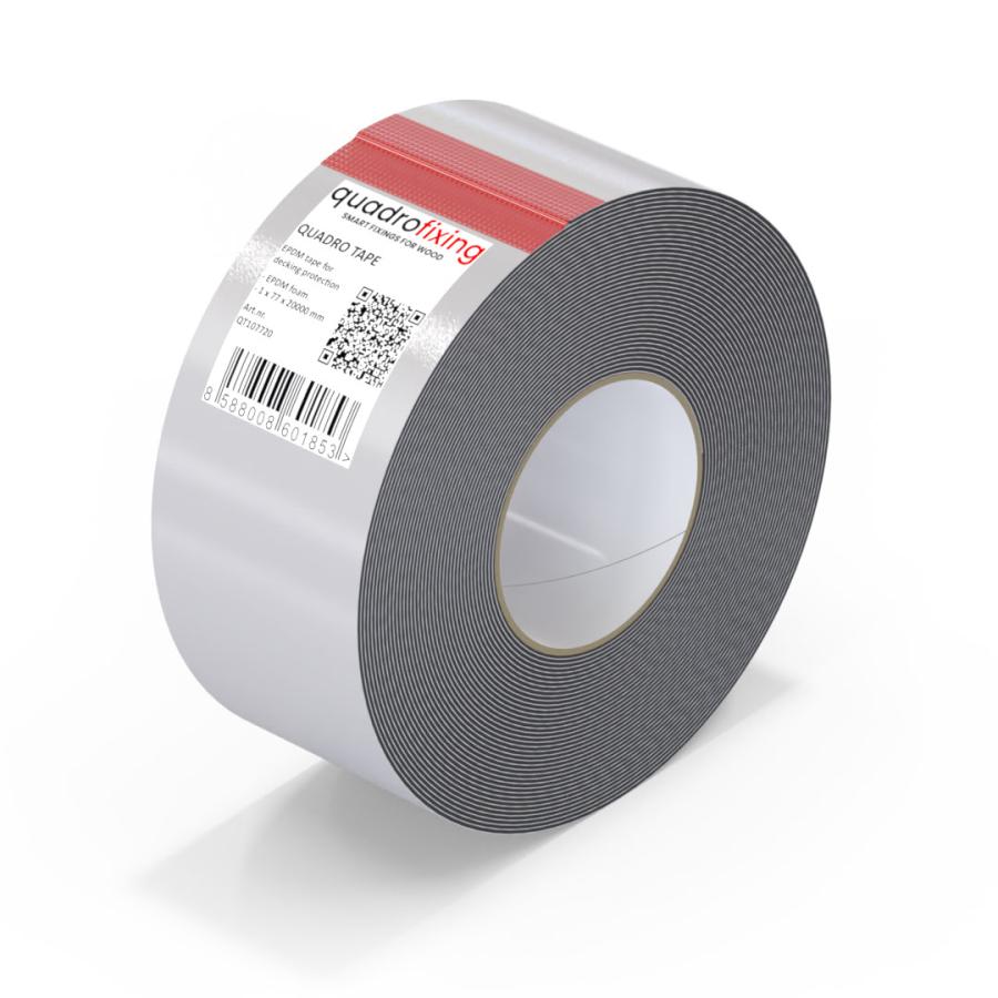 EPDM tape for wood protection - QUADRO TAPE (1x77x20000 mm)