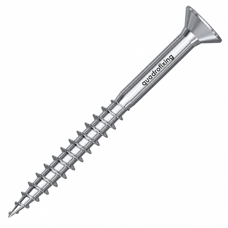 Wood screw 6,0 mm Torx, stainless steel A4, waxed, partial thread (200 pcs.)