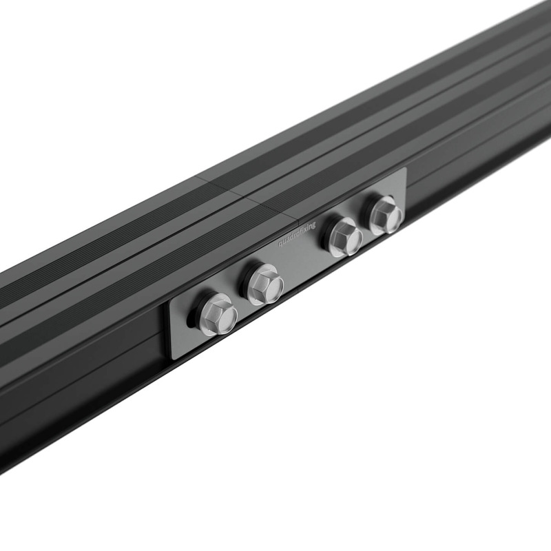 Black Decking Aluminium Profile 24×40×4000 mm | QFX-ALU 24 BLACK 1