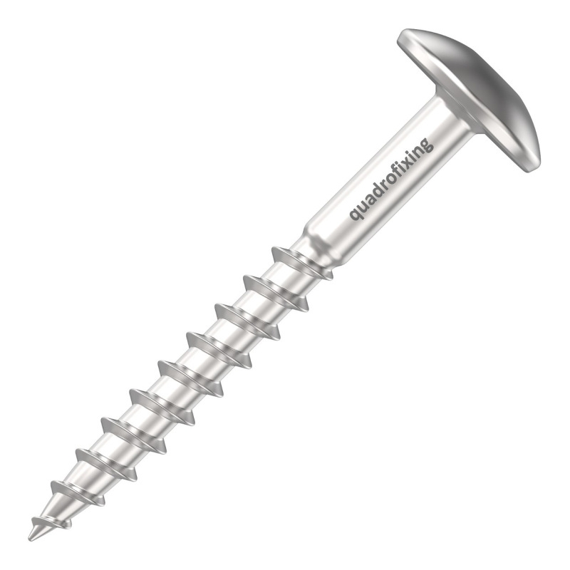 HPL facade screws 4.8 mm, stainless steel A4