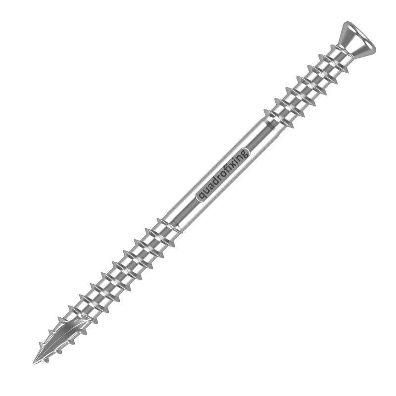 Decking screw stainless steel A2 4.2 mm QUADROFIX HDS (200 pcs)