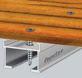 Terrace screw for aluminum construction 5.5 mm, stainless steel C1 (200 pcs.) EUROTEC