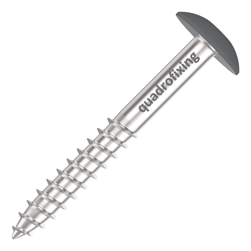 Facade stainless steel screws A2 - Anthracite / RAL 7016 (100 pcs)