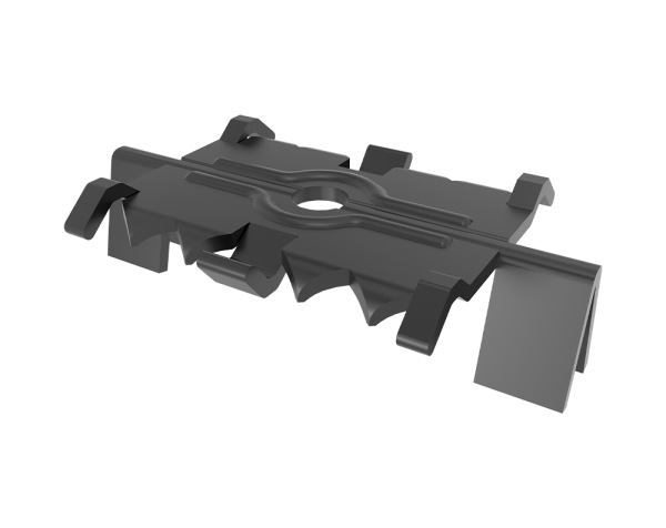 Decking clip,  EUROTEC M-Clip, stainless steel, black (200 pcs.)