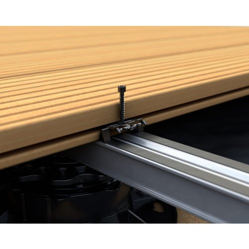 Decking clip,  EUROTEC M-Clip, stainless steel, black (200 pcs.) 4