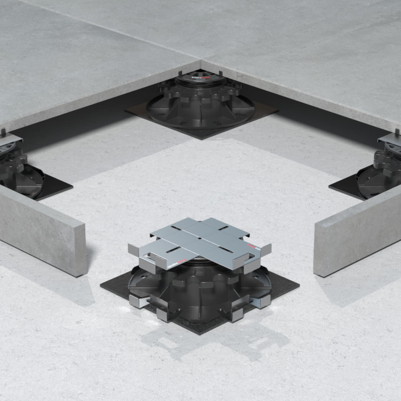 Bottom Finishing for Paving, Adjustable Pedestals ARKIMEDE 6