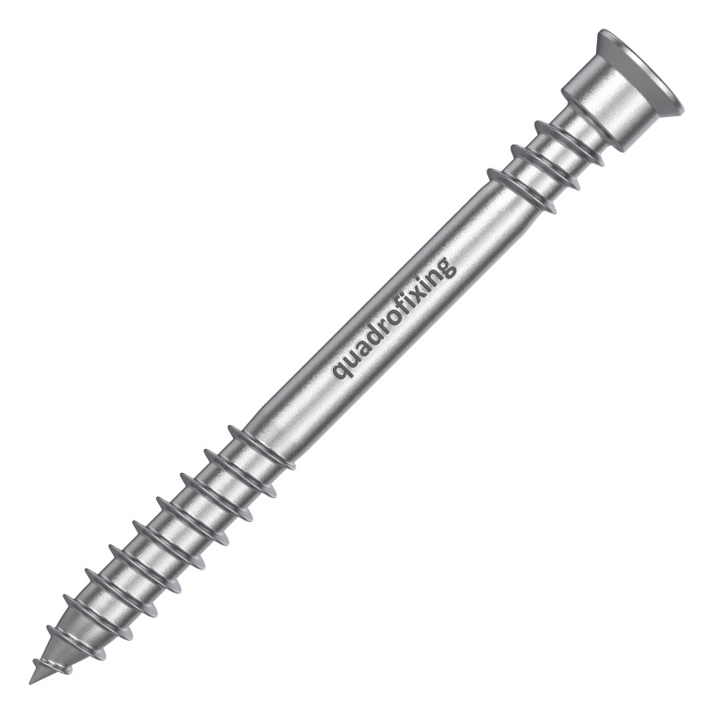 Decking screws 5,5 mm, stainless steel A4, cylindrical head, waxed (100 pcs)