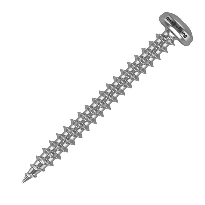 Stainless wood screw 4 mm, stainless steel A2 (200 pcs.)
