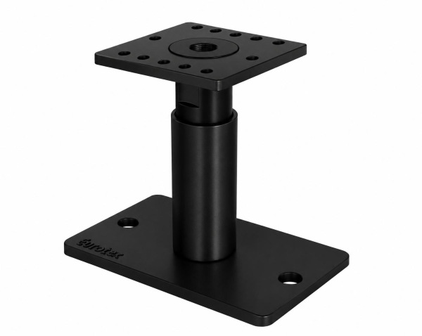 Black Adjustable Post Base Eurotec PediX Black