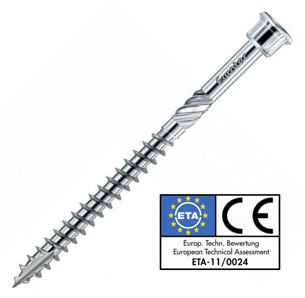 Decking screw Terrassotec 4,5 mm, stainless C1, (200 pcs) Eurotec