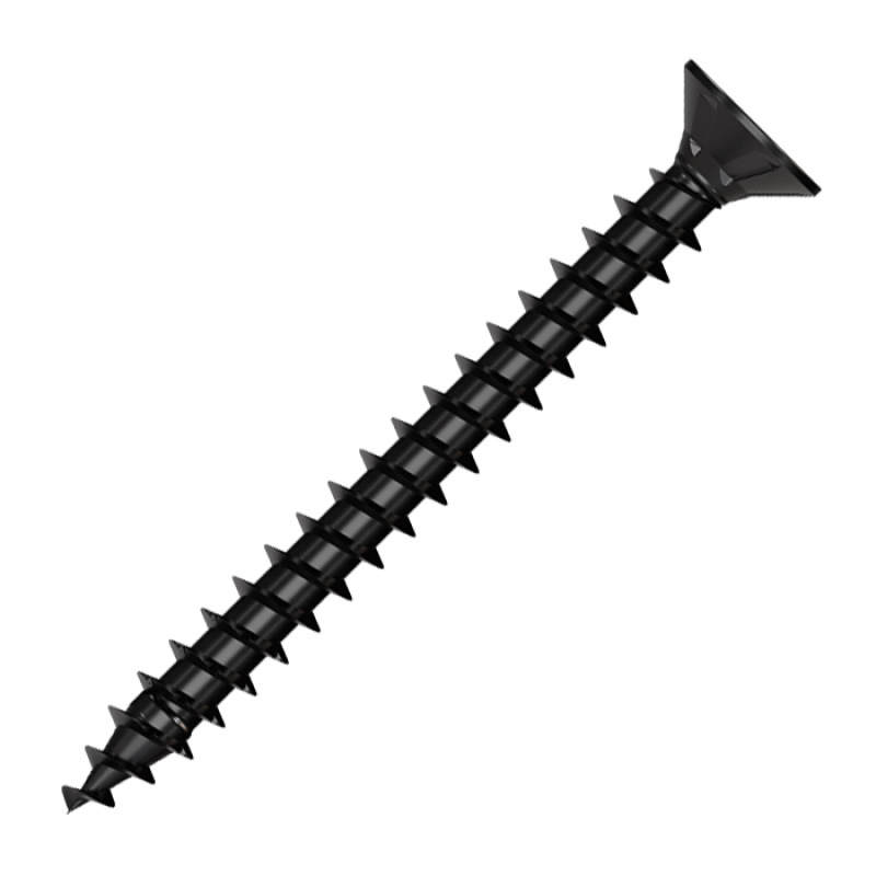 Eco-Black-Tec Black Wood Screws (200 pcs)