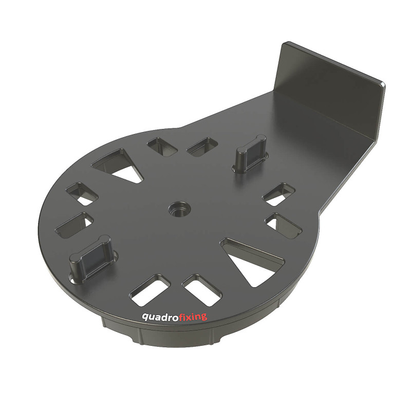 Corner decking clip for QFX-ALU aluminum profile