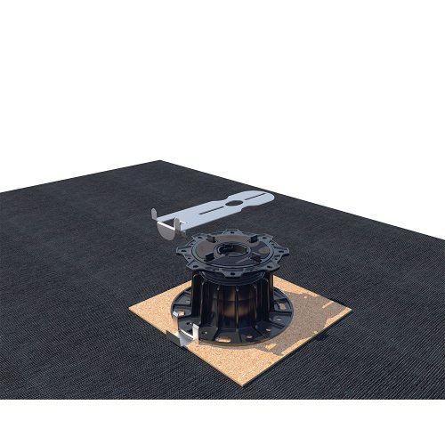 Edge Finishing Element for Eurotec GIANT Pedestals (Bottom) – Stainless Steel 2