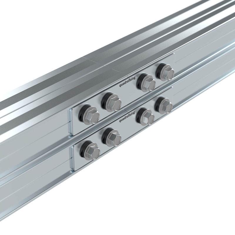 Connector for aluminum profile QFX-ALU 19.5x100 mm 2