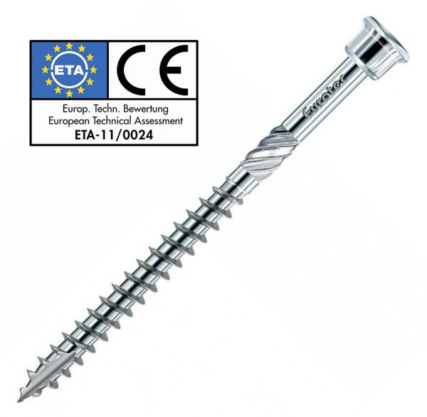 Decking screw 5.0 mm, stainless steel C1, (200 pcs.) EUROTEC Terrassotec