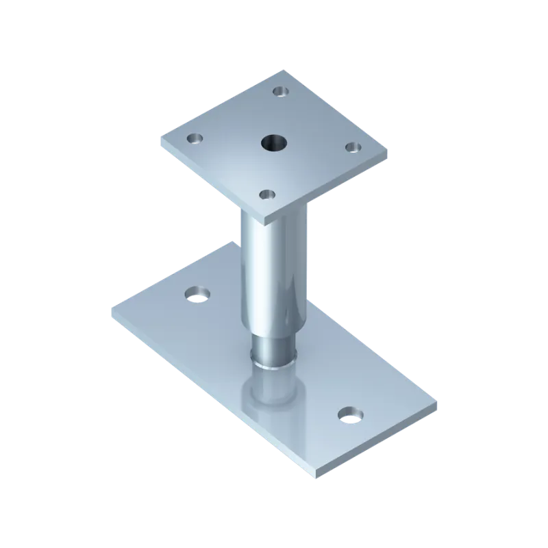 SIHGA EDSTAHL - stainless steel adjustable beam post (1 pc.)