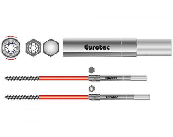 EUROTEC EiSYS 2 (50 pcs.), adjusting facade screw
