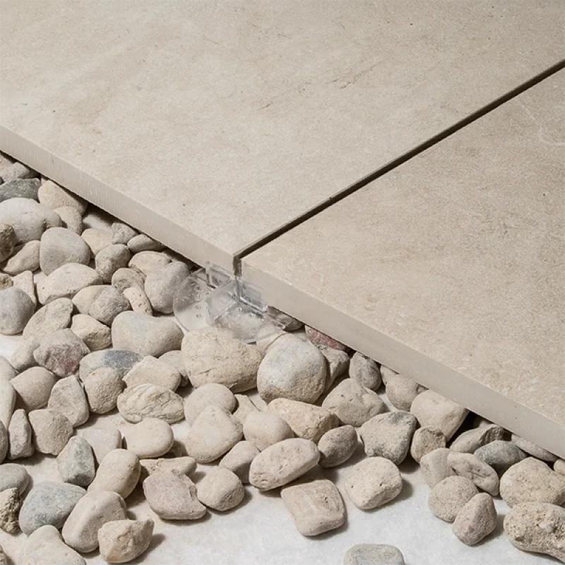 Paving spacer pad 2 mm Ø64 mm – transparent terrace tile support (1 pc.) 1