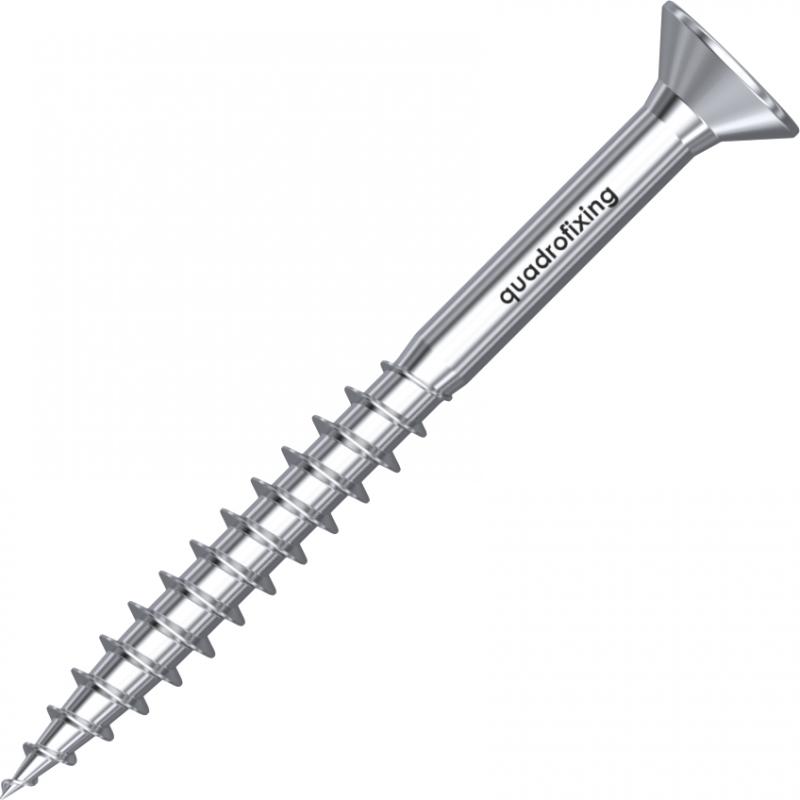 Wood screw 6 mm Torx, stainless steel A2, waxed, partial thread (200 pcs.)