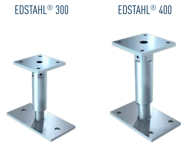 SIHGA EDSTAHL - stainless steel adjustable beam post (1 pc.)